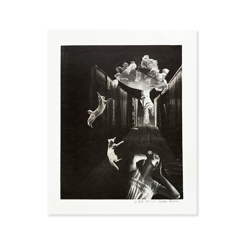 Toshiko Okanoue: original print 「White Bouquet」*signed<br>白い花束 岡上淑子 オリジナルプリント *署名あり
