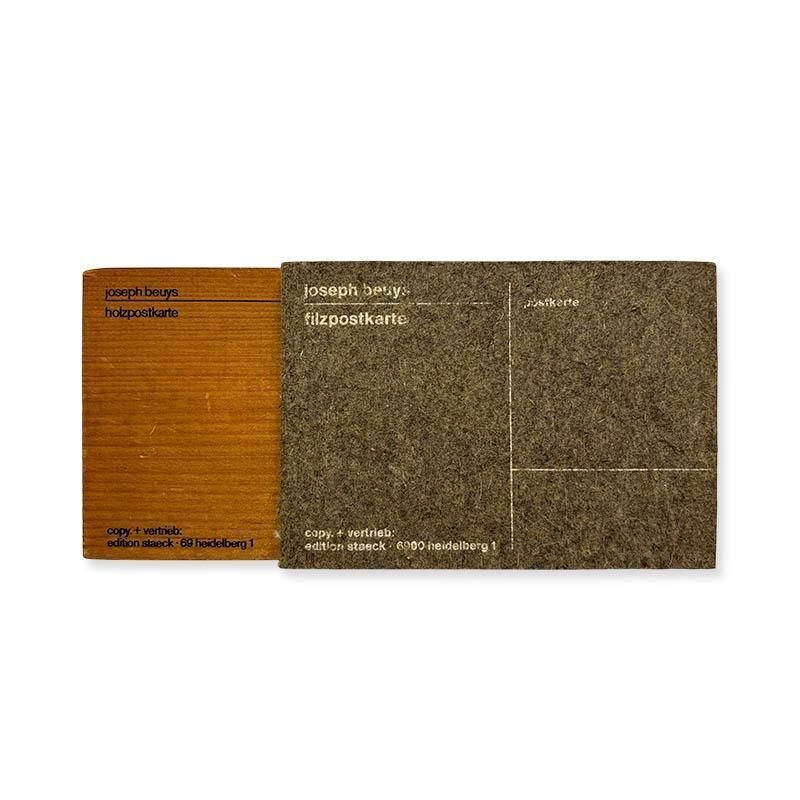 Joseph Beuys: Holzpostkarte / Filzpostkarte<br>ヨーゼフ・ボイス